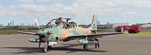 Los Tucano ya están en el país para defender el espacio aéreo