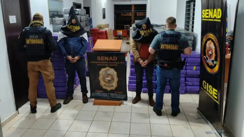 Operación traición: Tras golpe millonario al narco caen 13 toneladas de marihuana en Katueté