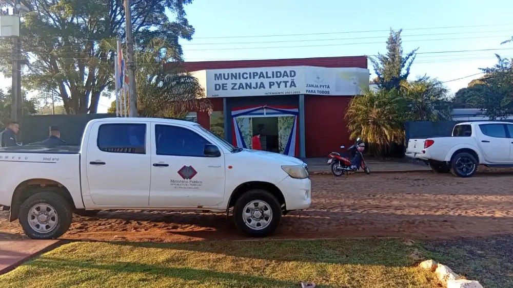 Intendente bajo la lupa: Allanan Municipalidad de Zanja Pytã por presunta retención ilegal de bienes millonarios