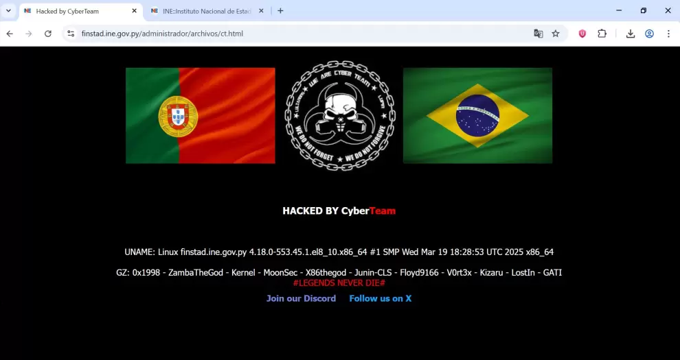 Hackers tumban la página web de Informconf