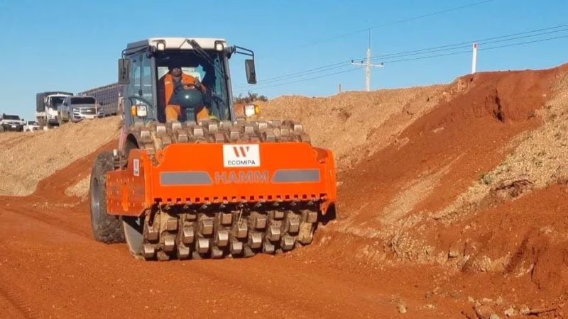 En marcha la construcción de la primera ruta de hormigón