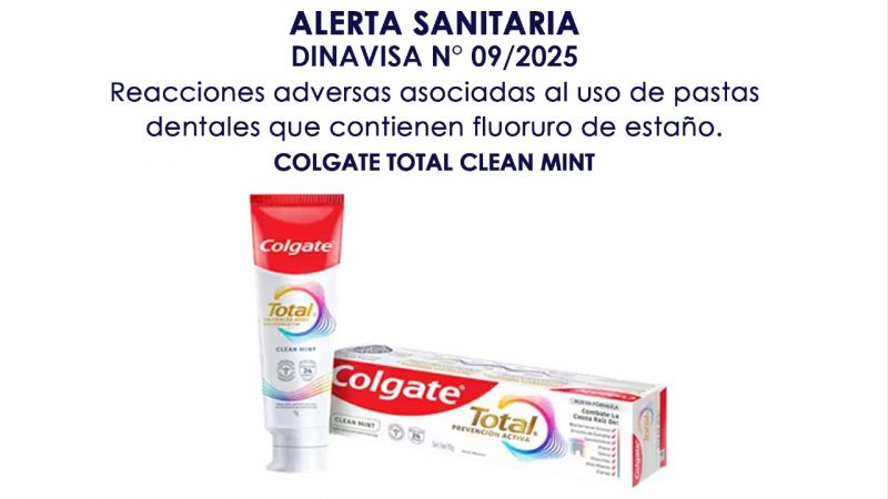 DINAVISA suspende Colgate Total Clean Mint por reacciones adversas