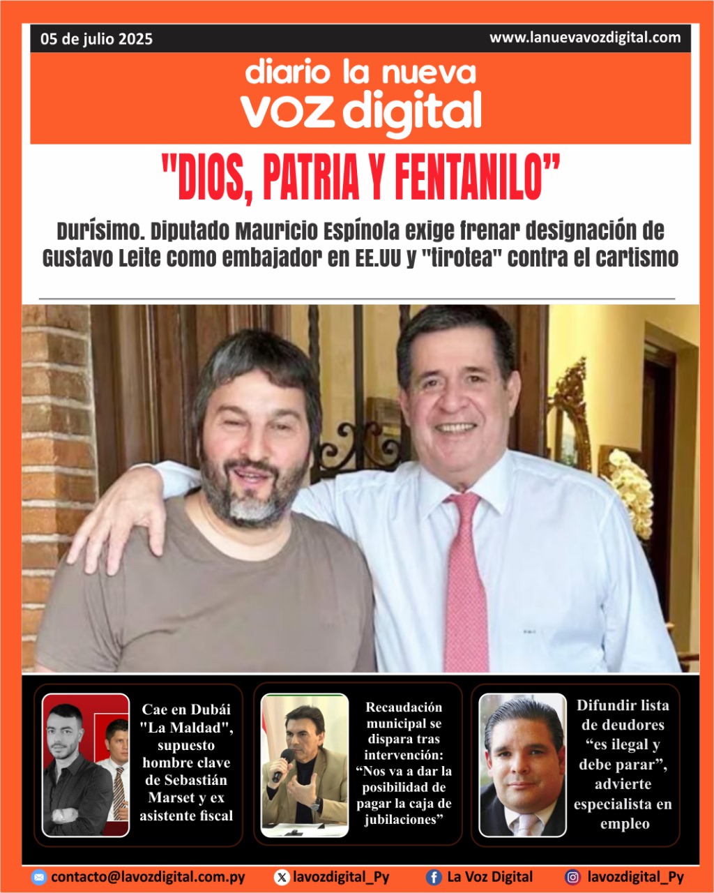 Tapa del 5 de julio del 2025