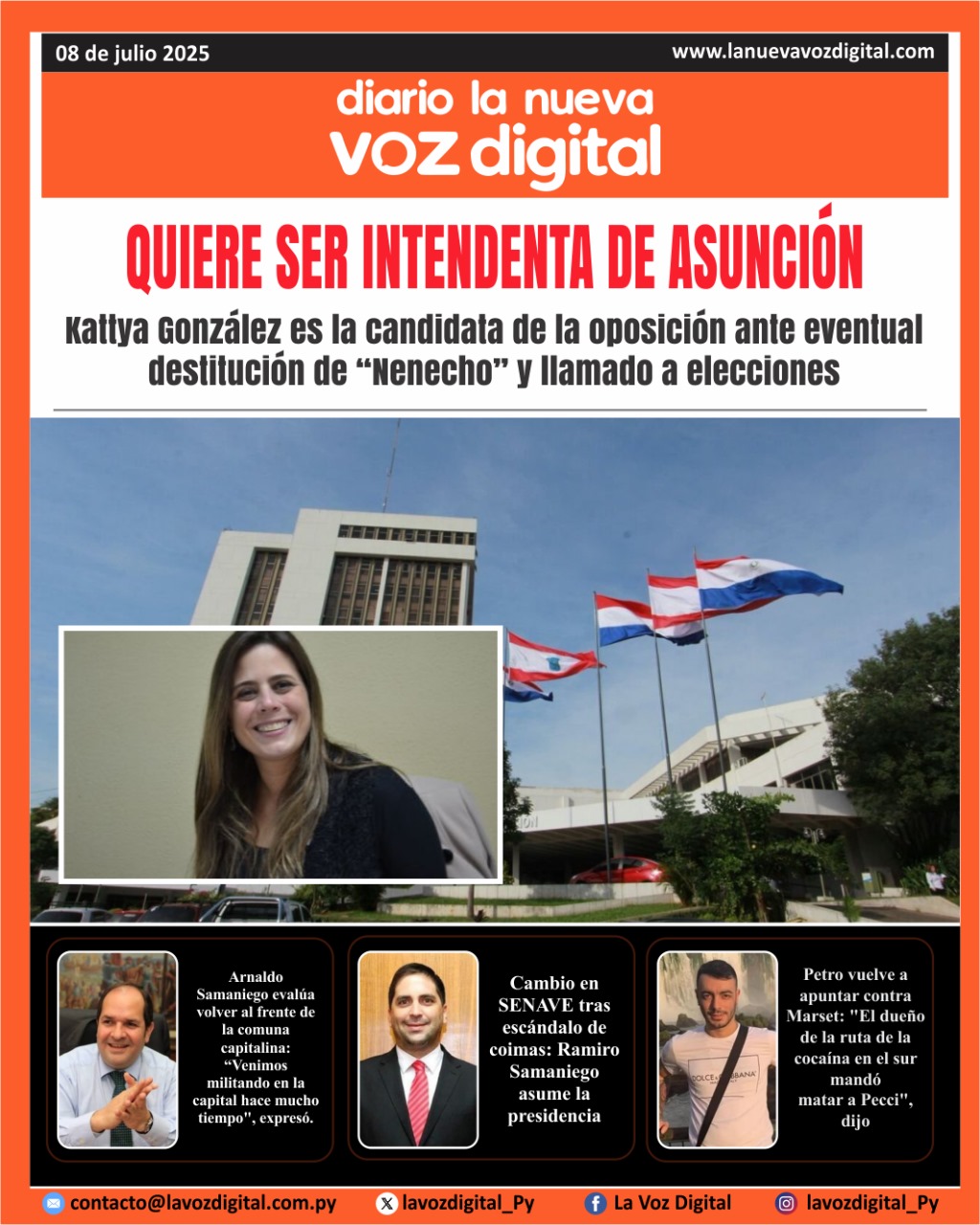 Tapa del 8 de julio del 2025