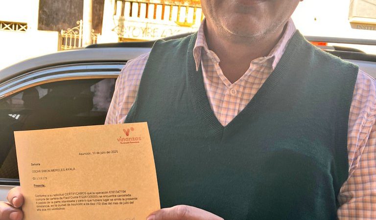 Lo amenazaban con una demanda de G. 14 millones por un pagaré saldado y otra deuda que nunca existió