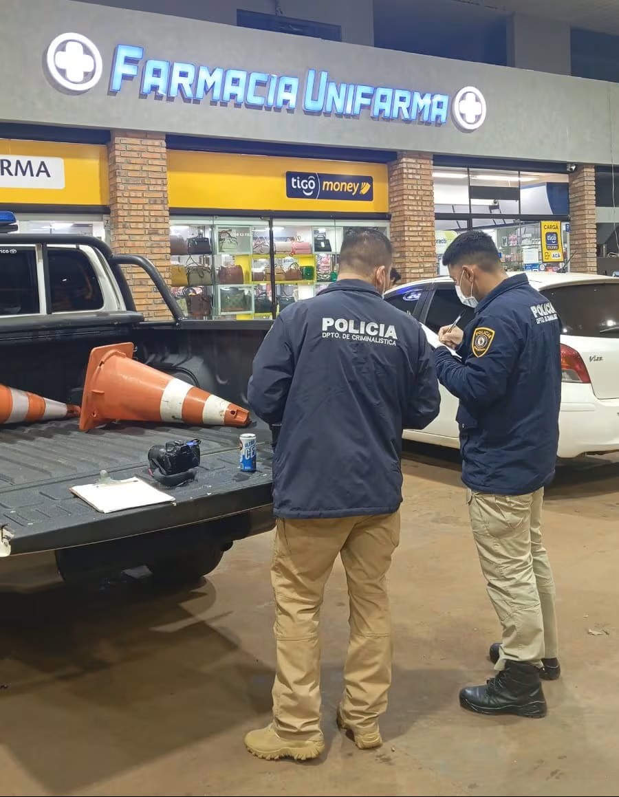 Asalto con libreto en mano: roban G. 100 millones de una farmacia en Hernandarias