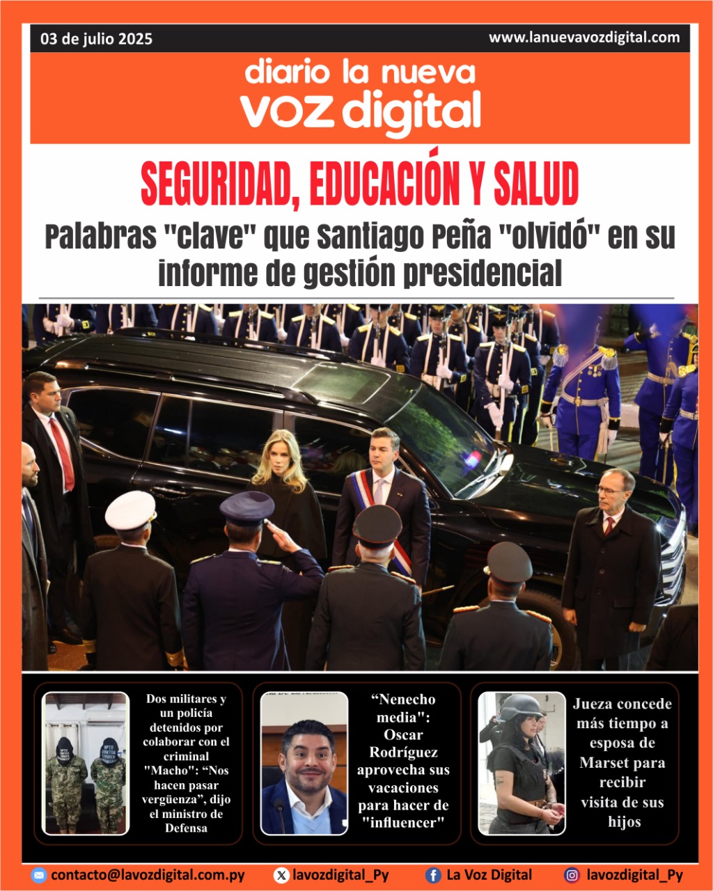 Tapa del 3 de julio del 2025