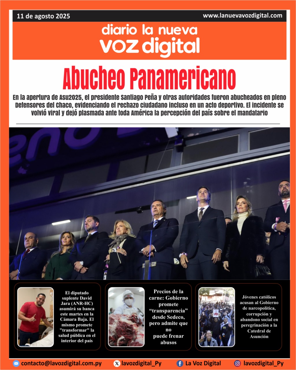Tapa del 11 de agosto del 2025