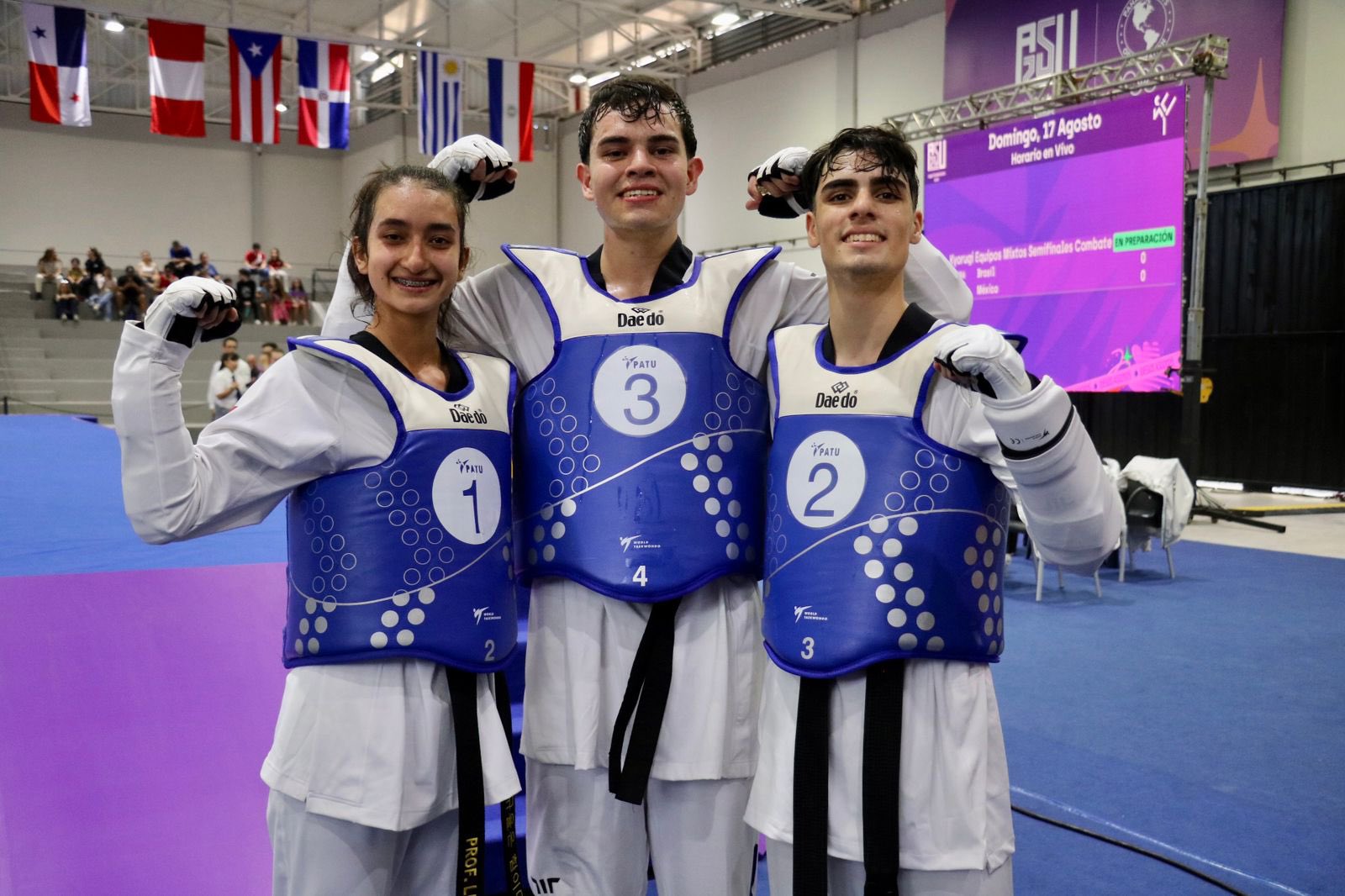 Paraguay alcanza su medalla número 14 en ASU2025 con bronce en Taekwondo mixto