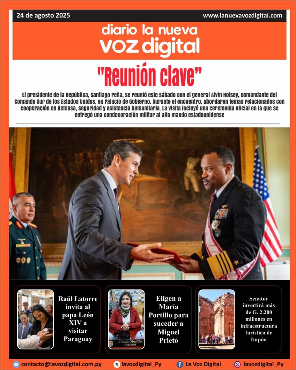 Tapa del 24 de agosto del 2025