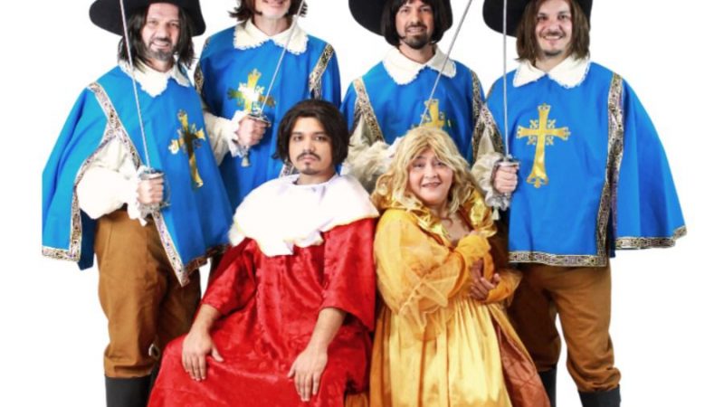 Los tres mosqueteros se toman Villa Morra!