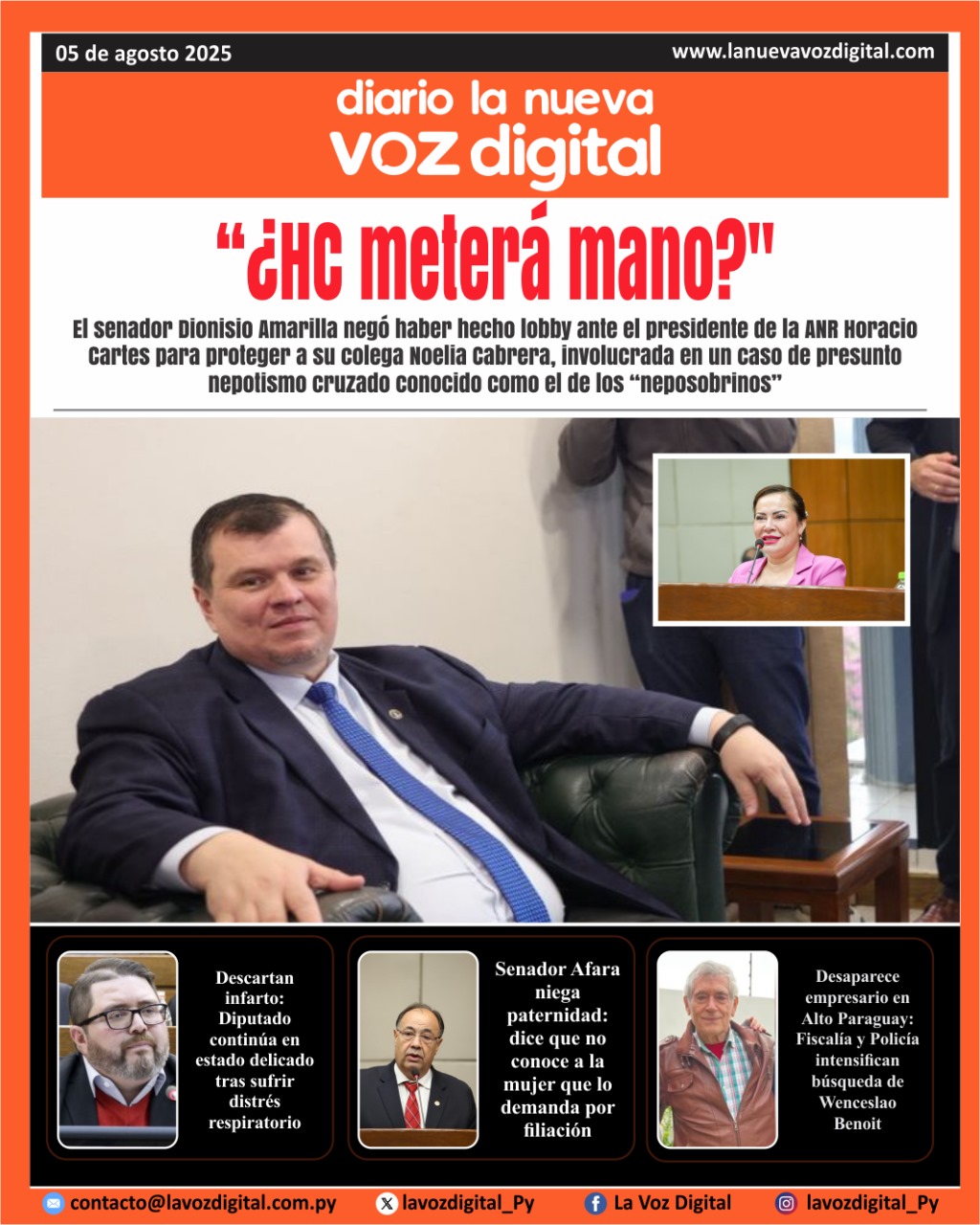 Tapa del 5 de agosto del 2025