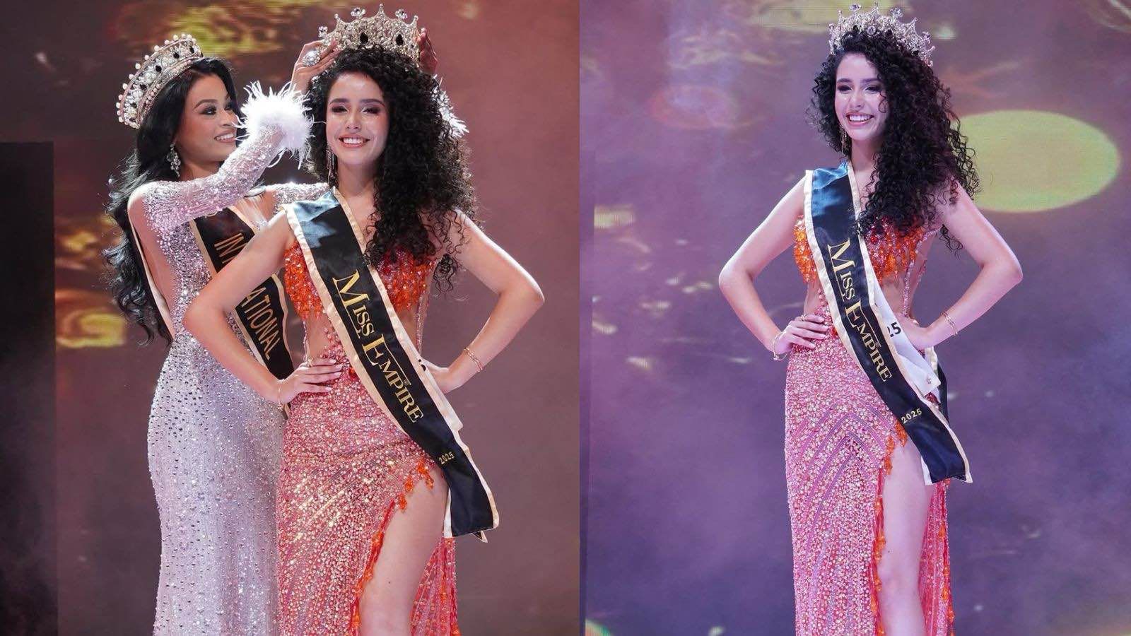 ¡Paraguaya arrasa en México! Belén Ramírez se coronó Miss Empire International 2025