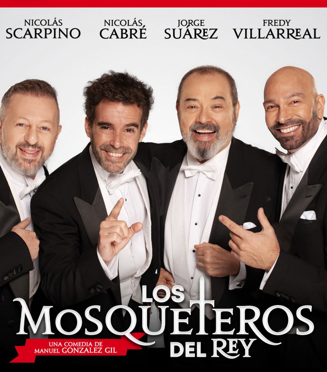 Llega a Paraguay la comedia internacional “Los Mosqueteros del Rey” con Nicolás Cabré y un elenco de lujo