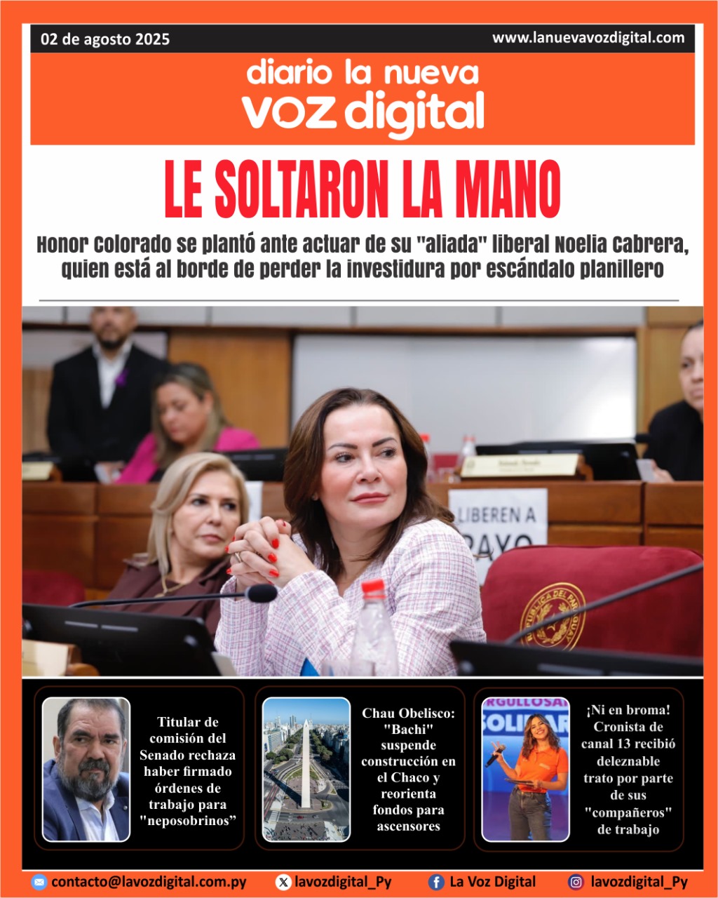Tapa 2 de agosto 2025