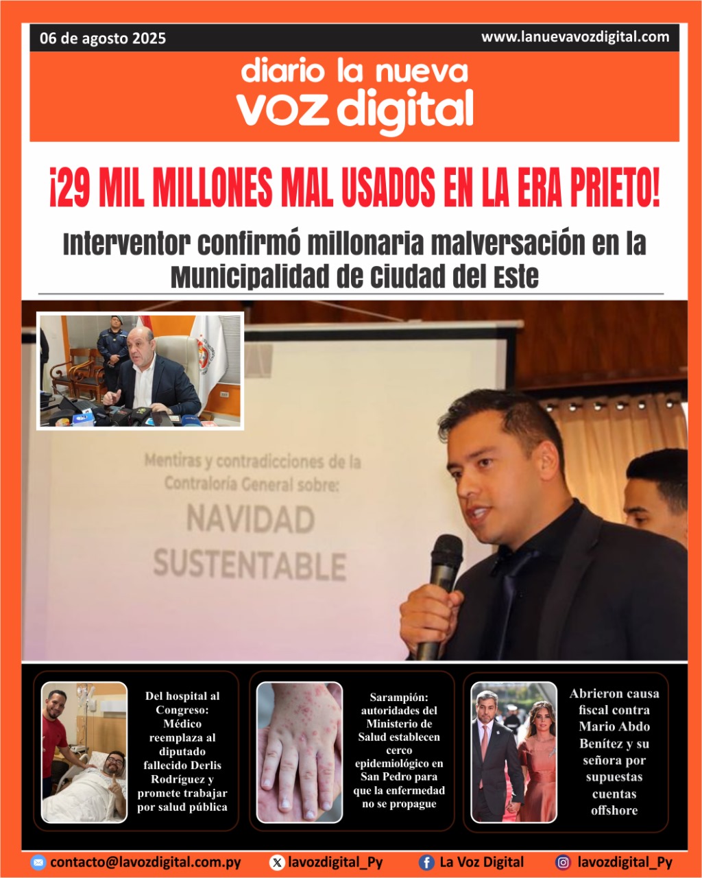 Tapa del 6 de agosto del 2025