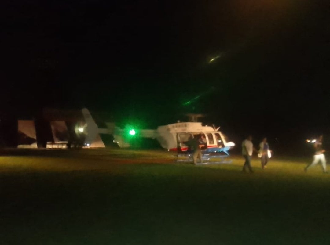 Hijo del vicepresidente sufre accidente de motocross