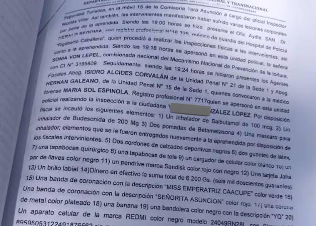 Brillo labial, tarjeta Jaha y banana: Lo que incautó la Policía tras la marcha de la Gen Z