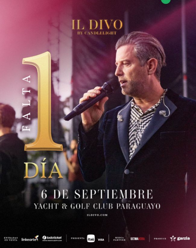 IL DIVO en Paraguay: una noche mágica a la luz de las velas