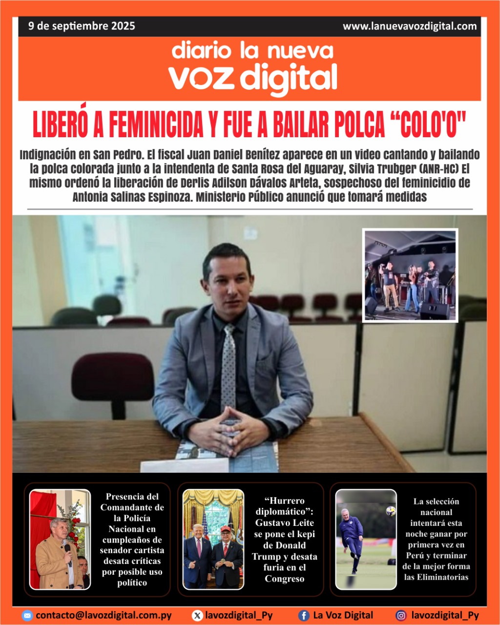 Tapa del 9 de septiembre del 2025