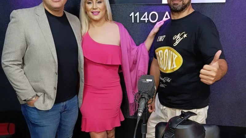 Enrique Di Flores brilló en Agrofolklóricos junto a la exmodelo y bella artista Berna Barreto