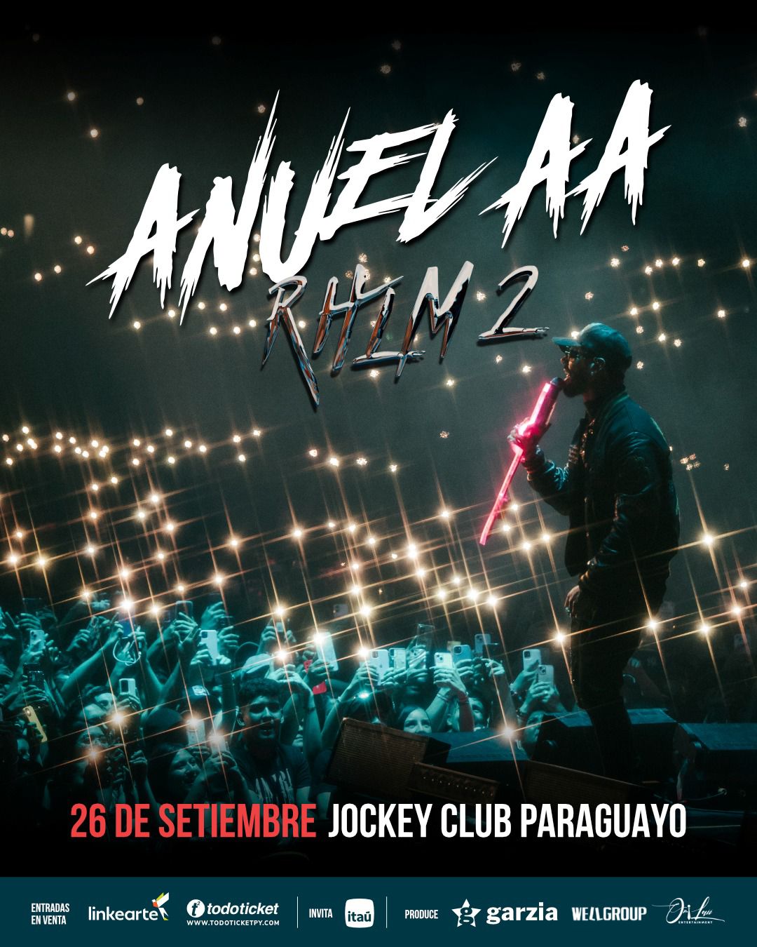 Anuel AA regresa a Paraguay: este viernes todos listos