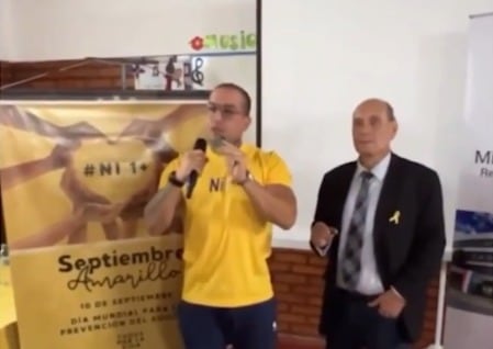 Fiscalía aclara que no contrató a influencer para dar charla sobre el suicidio