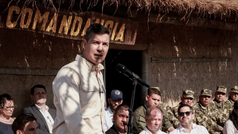 Peña encabezó acto en el Chaco e hizo caso omiso a protestas