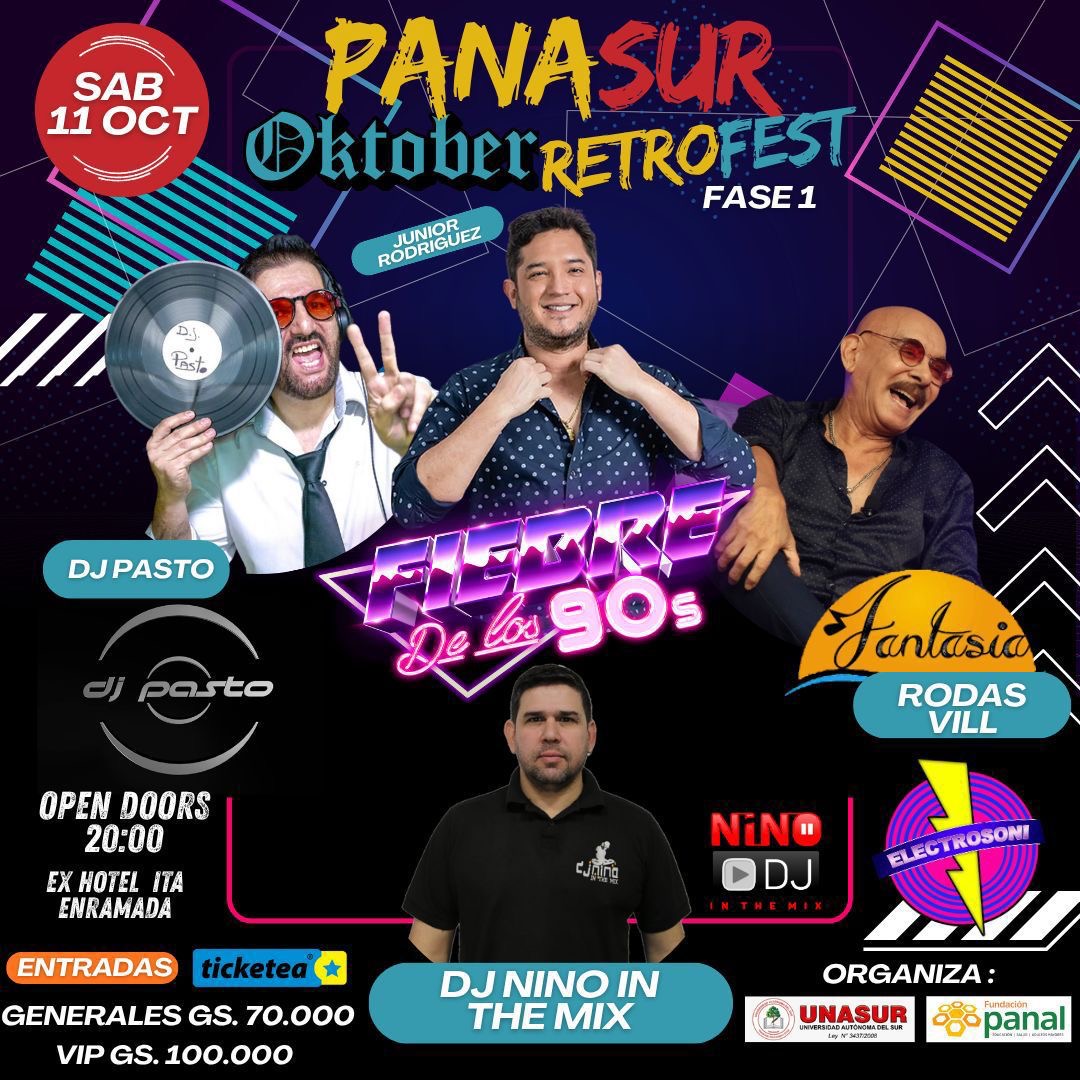 Llega el Panasur Oktober Retro Fest: la noche más retro del año