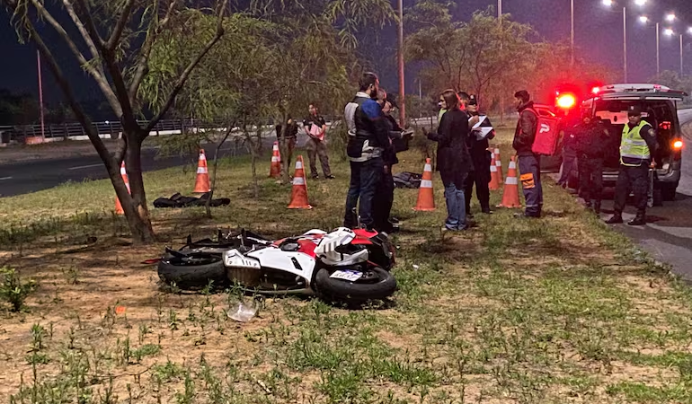 Millonario ganador de bingo fallece en accidente de moto en la Costanera de Asunción