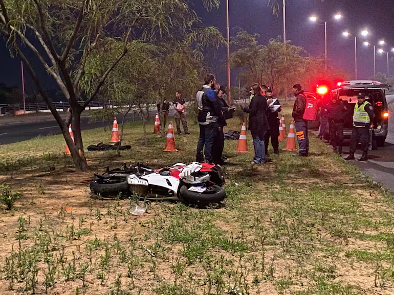 Millonario ganador de bingo fallece en accidente de moto en la Costanera de Asunción