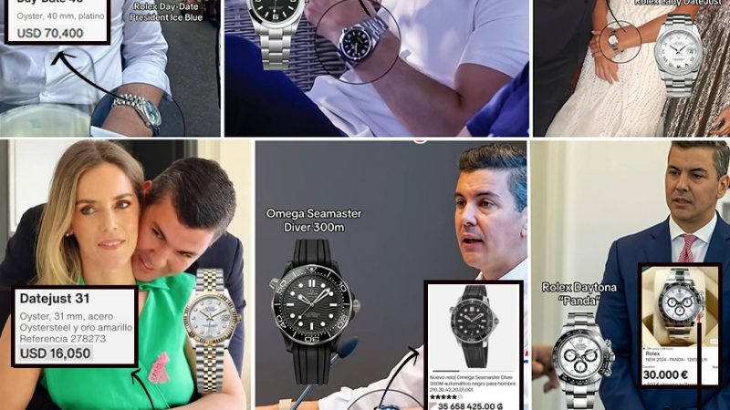 ¿Y los Rolex, presidente? Contraloría investiga bienes no declarados de Peña