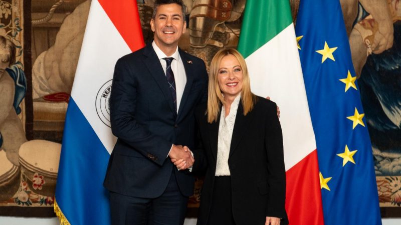 Peña y Meloni destacan vínculos históricos entre Paraguay e Italia
