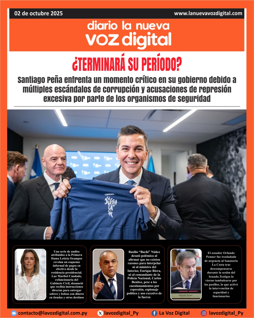 Tapa del 2 de octubre del 2025
