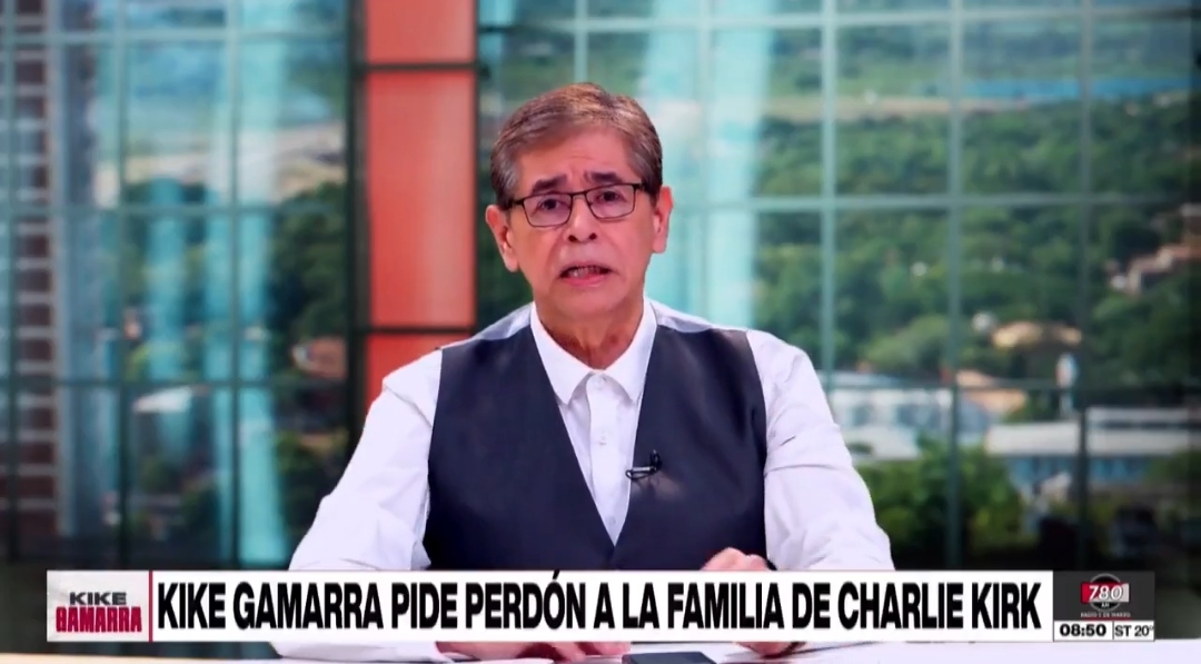 Kike Gamarra pide perdón a la familia de Charlie Kirk
