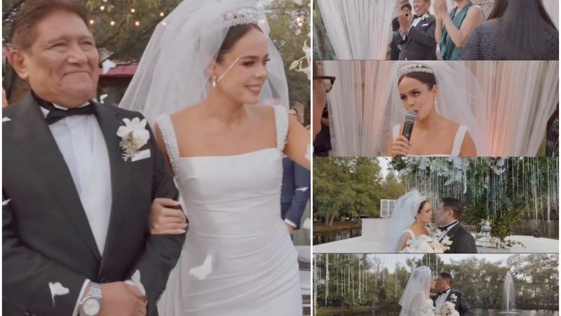 Con 38 años de diferencia, Juan Osorio y Eva Daniela en una boda de ensueño en México Guanajuato