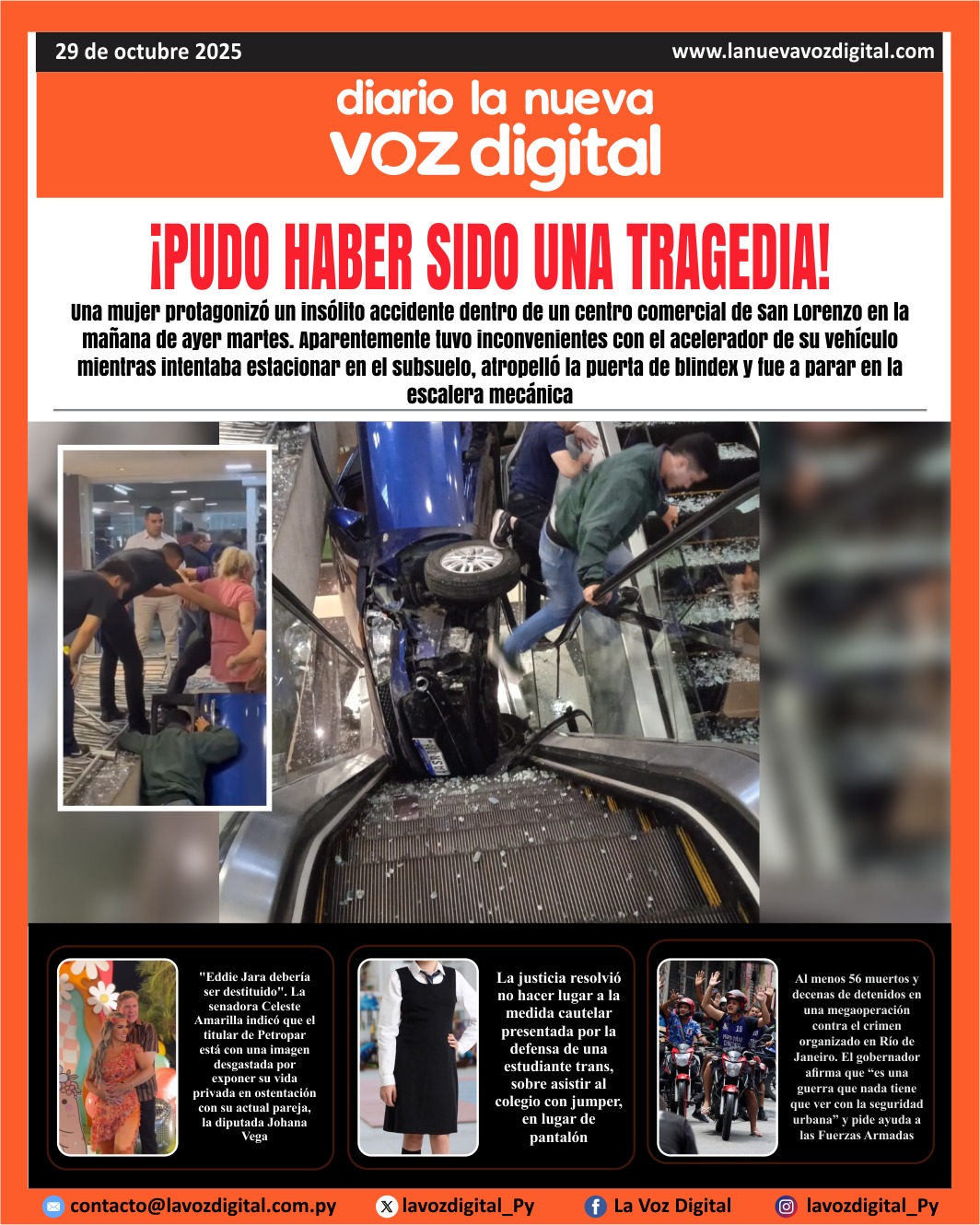 Tapa 29 de octubre 2025