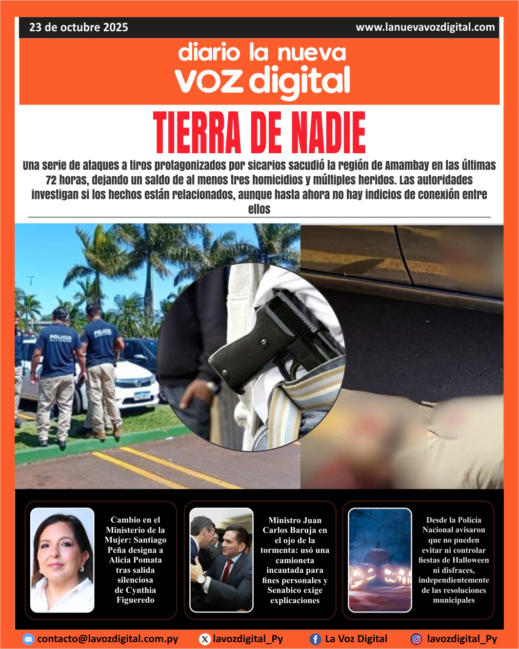 Tapa 23 de octubre 2025