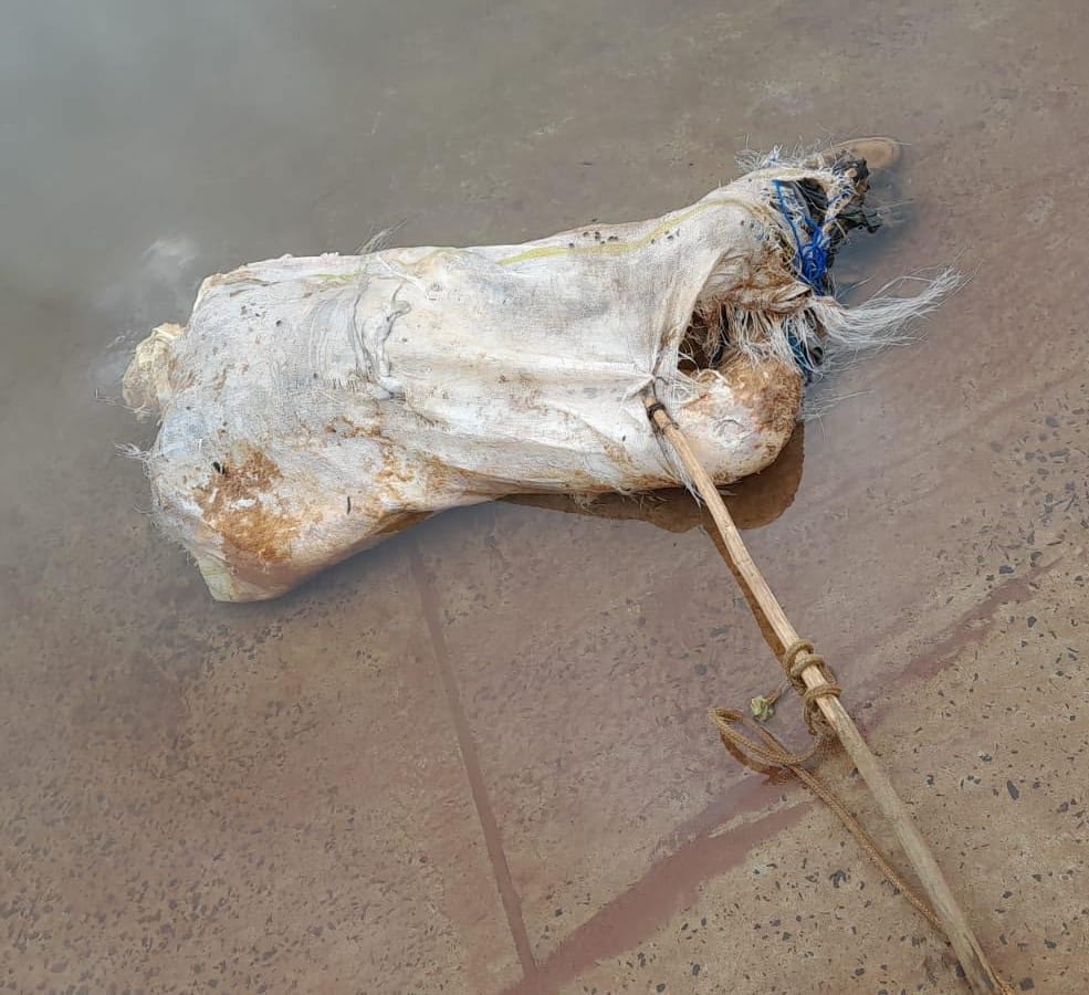 Hallan cadáver en una bolsa de arpillera en el río Paraná, Puerto Irala