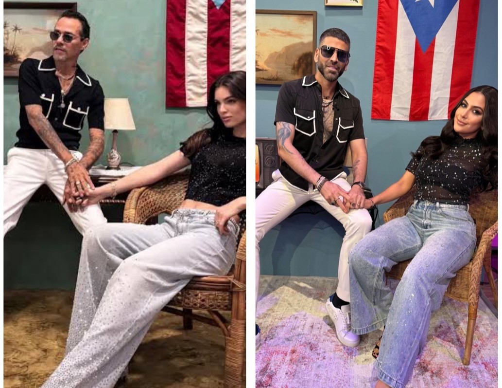 Se disfrazaron de Nadia Ferreira y Marc Anthony