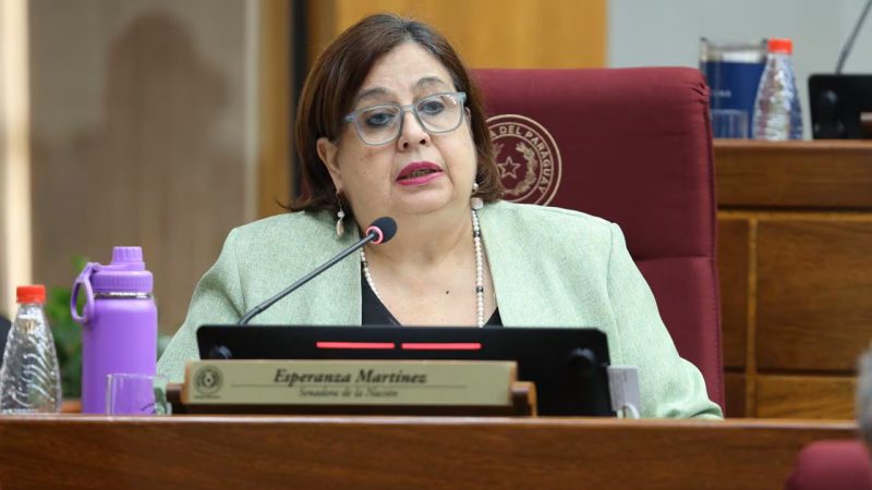 Senadora Martínez dispara contra el cartismo: “Ven globalismo, pero no ven el crimen”
