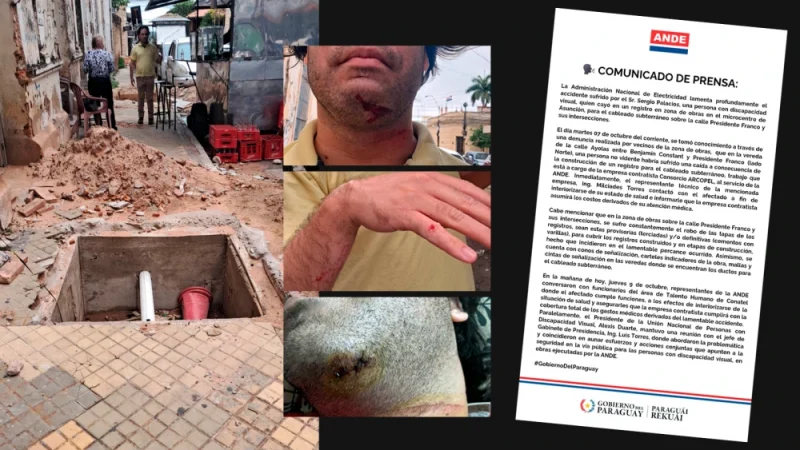 Joven con discapacidad visual que cayó a pozo califica de “burla” la “ayuda” de la ANDE