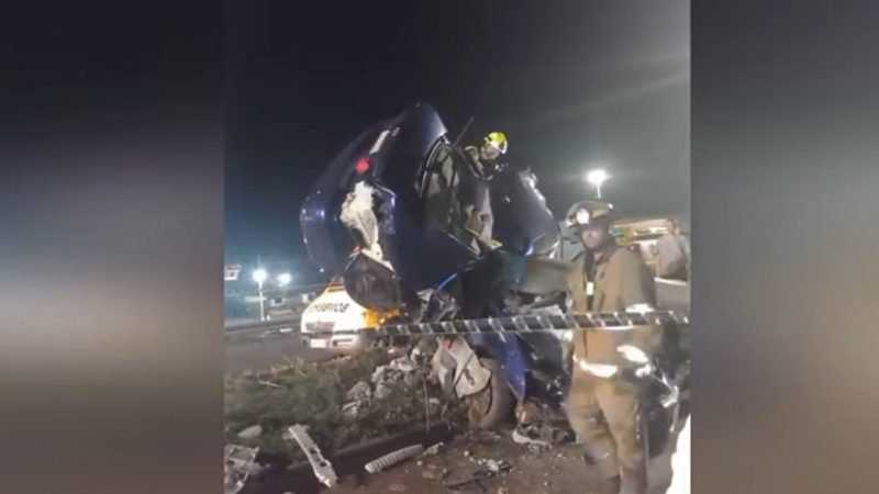 Muere una mujer al chocar contra una columna en Ciudad del Este