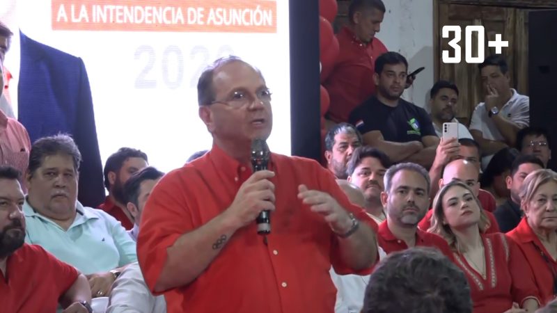 Camilo Pérez inicia su camino a la intendencia de Asunción