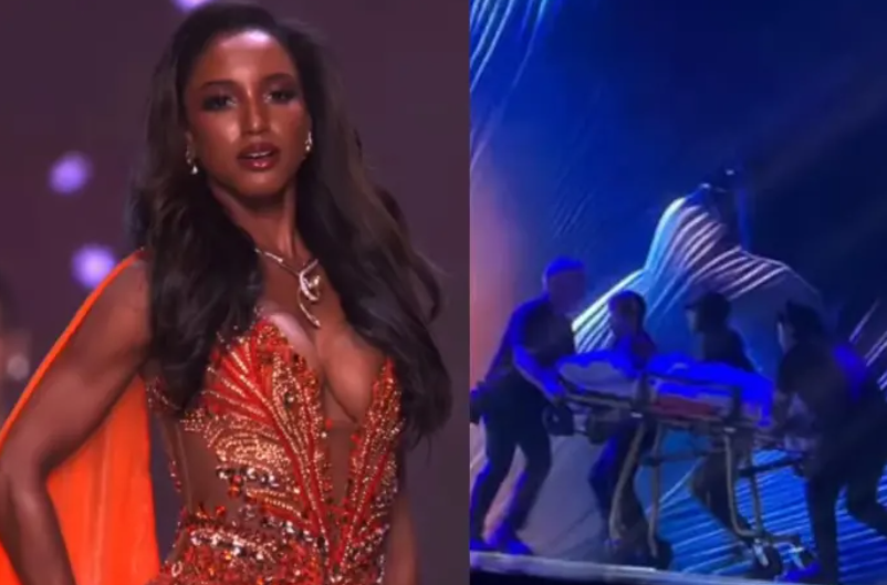 ¡Terrible caída en preliminar de Miss Universo!