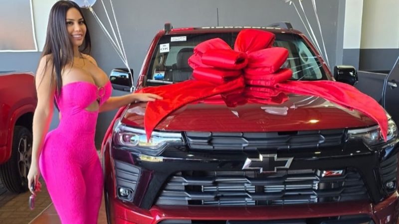Quemaron el «regalazo» que una modelo recibió hace solo 4 meses