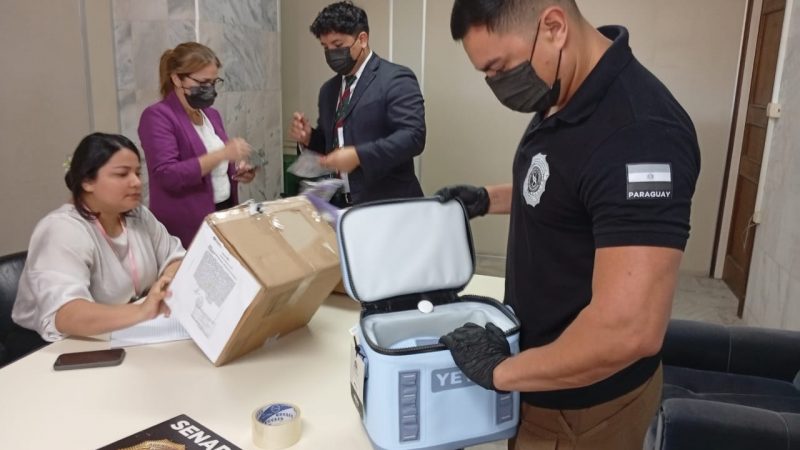 Detectan narcoencomienda rastreada por traficantes en el aeropuerto Silvio Pettirossi