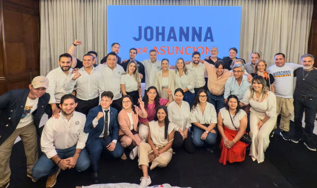 Johanna Ortega oficializó su precandidatura a la intendencia de Asunción
