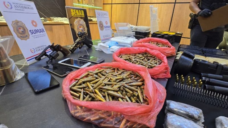 Para Digemabel, es la primera vez que se incautan equipos para ensamblar armas en Paraguay