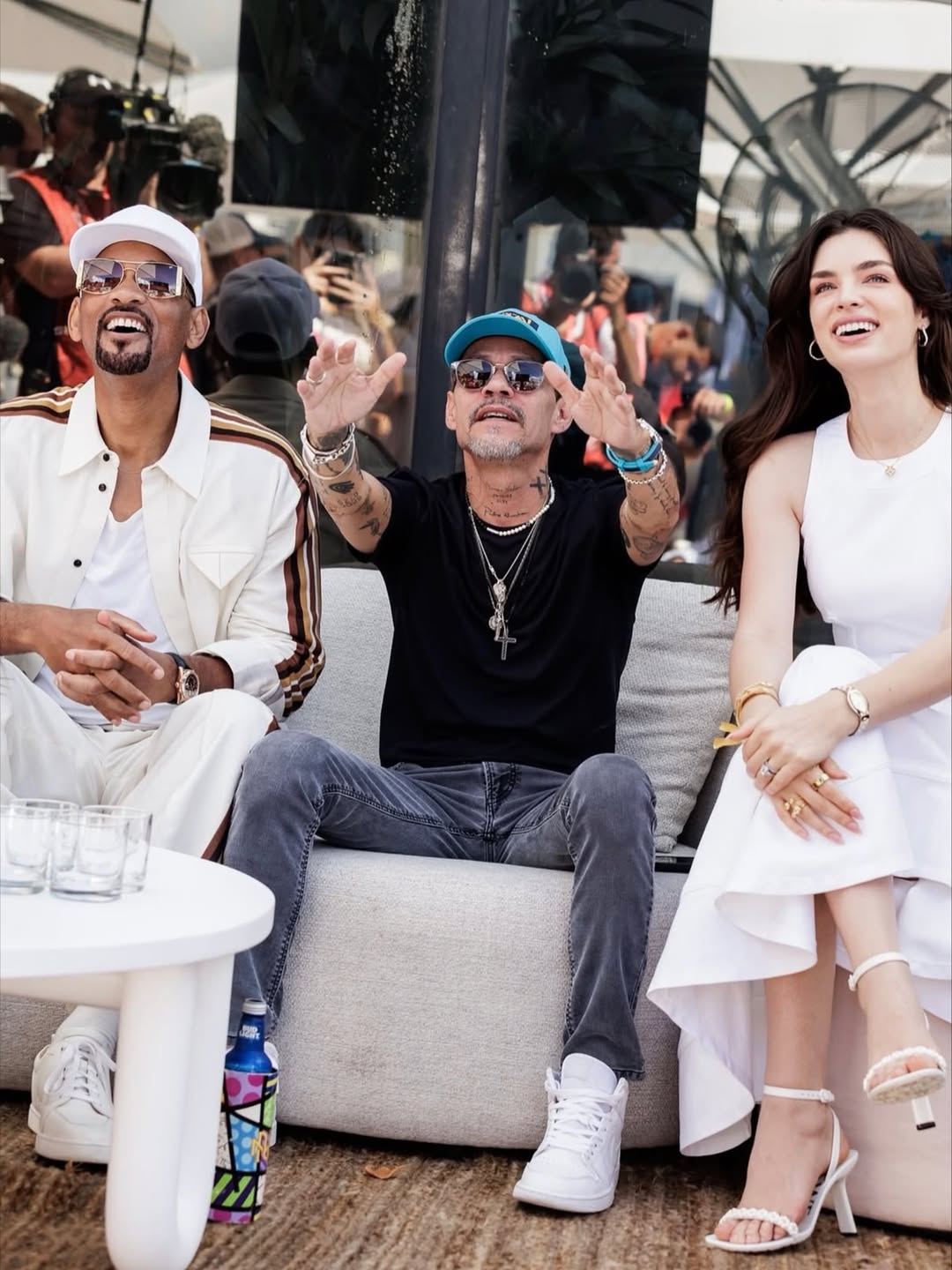 ¡Otro level! Nadia Ferreira vio una carrera con Will Smith